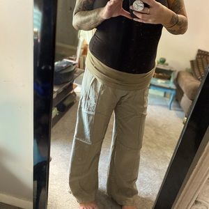 Flowing Fold-Over Pants